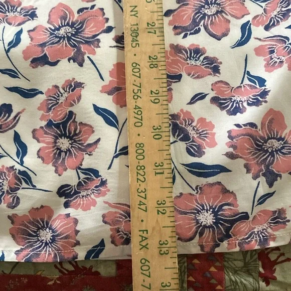 Gap women’s floral dress v-neck sm cap sleeves NWT lined spring summer casual - Picture 5 of 9